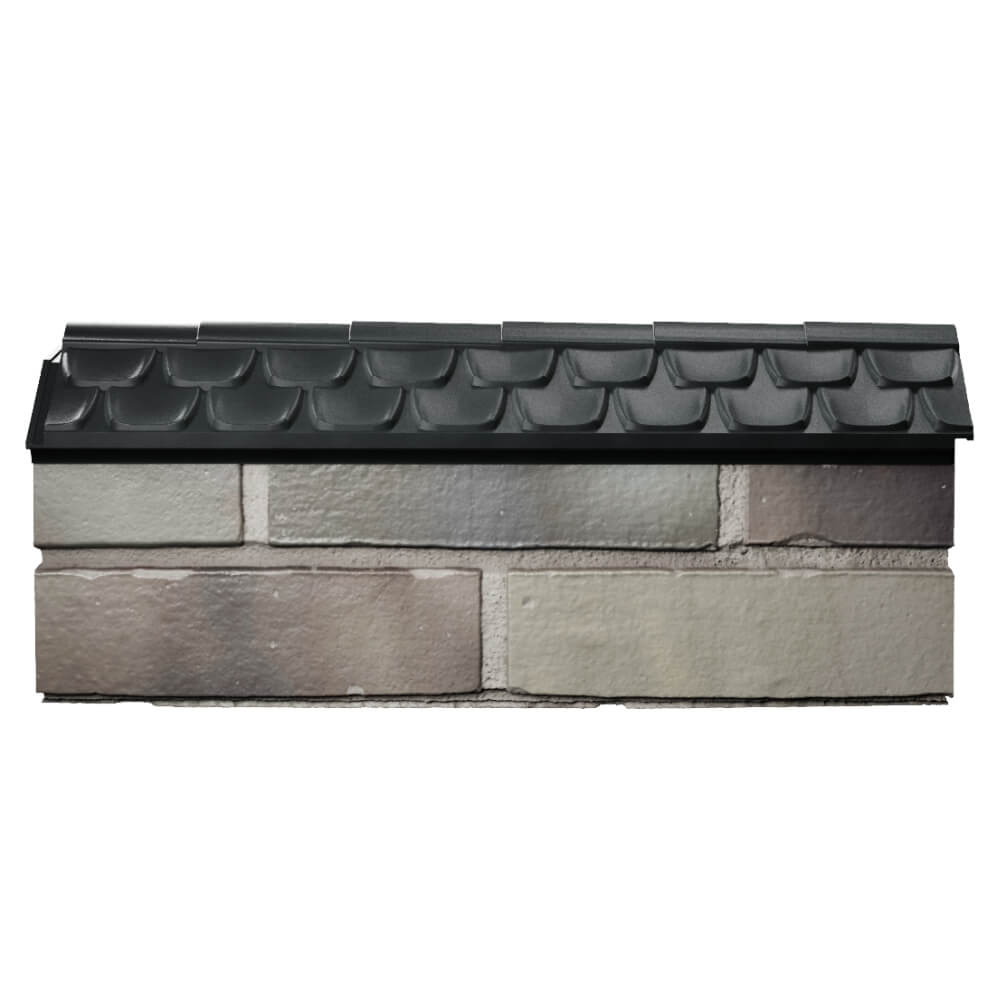Парапет Zking Эльбрус Черный с посадкой на 0.5 кирпича (130мм) в Брянске фото