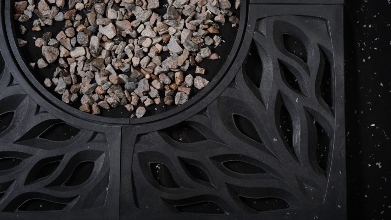 Приствольная решетка для дерева ZKING CRUST 1.2х1.2м Черная в Брянске фото